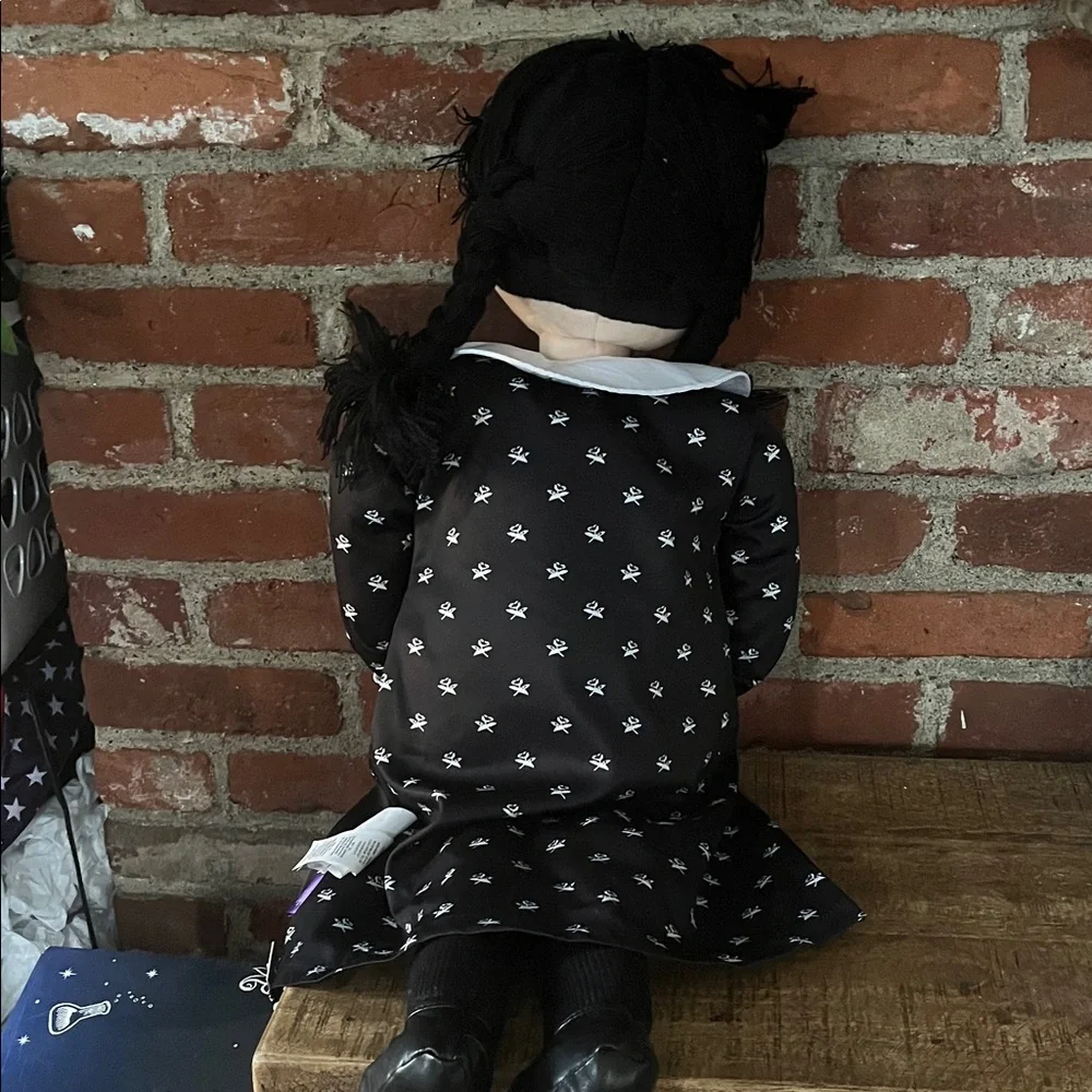 Wensday adams pottery, barn, plush doll